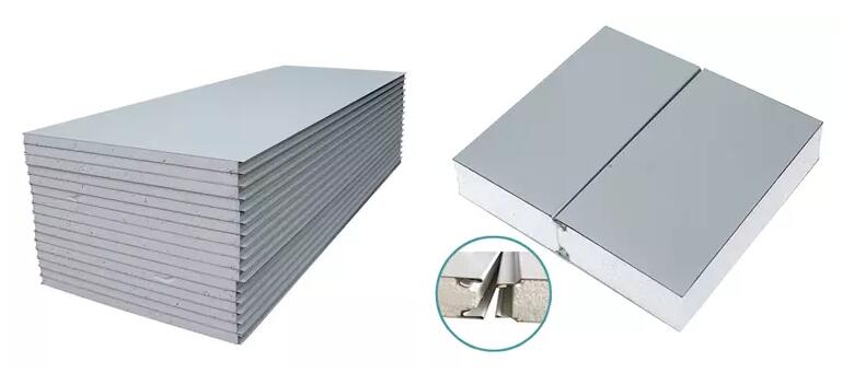 Wall Insulation Expanded Polystyrene Metal Clad Panels